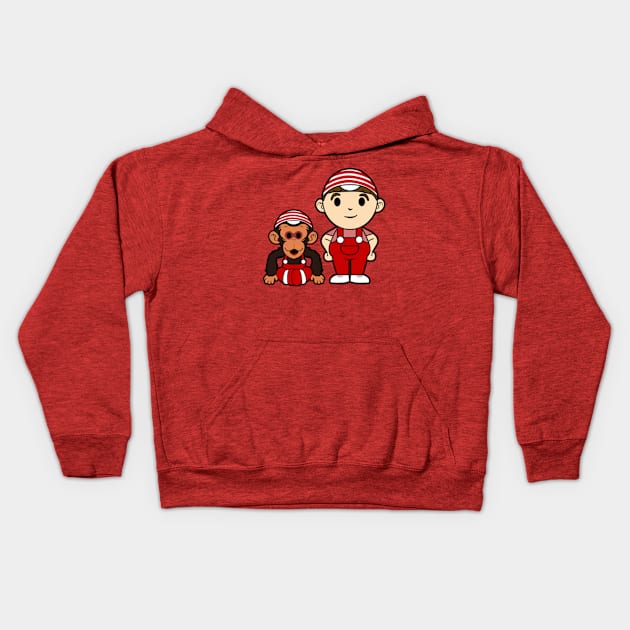 Kurio and Chim Chim Speed Racer Kids Hoodie by nataliawinyoto